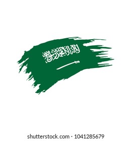 Saudi Arabia flag, vector illustration