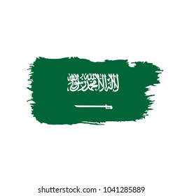 Saudi Arabia flag, vector illustration