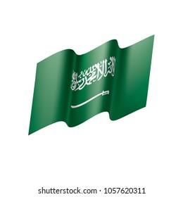 Saudi Arabia flag, vector illustration