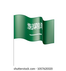 Saudi Arabia flag, vector illustration
