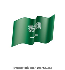Saudi Arabia flag, vector illustration