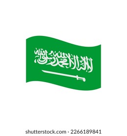 Arabia Saudita marca el conjunto de iconos, símbolo del símbolo del vector del día de la independencia de Arabia Saudita