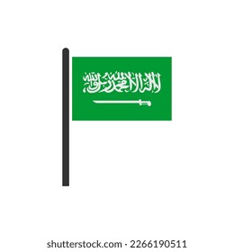Saudi Arabia flags icon set, Saudi Arabia independence day icon set vector sign symbol