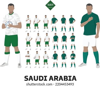 Saudi Arabia Football Team Kit, Home kit and Away Kit