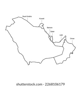 Arabia Saudita y los países del CCG