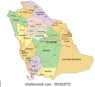 15,983 Saudi arabia map Images, Stock Photos & Vectors | Shutterstock