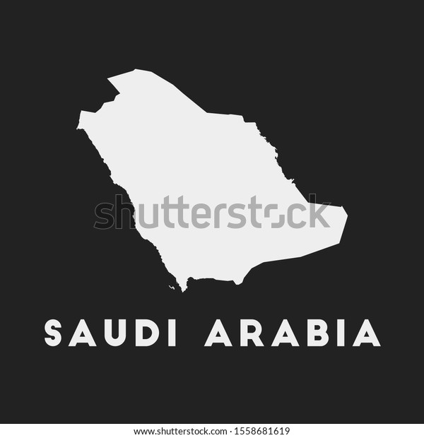 Saudi Arabia Icon Country Map On Stock Vector (Royalty Free) 1558681619 ...