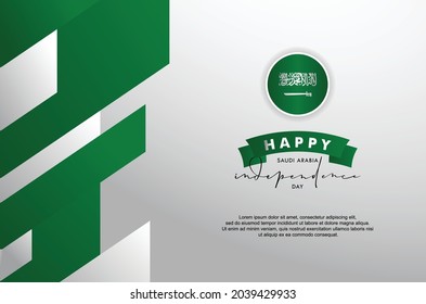 Saudi Arabia Independence Day Design Background For Greeting Moment