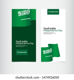 Saudi Arabia Independence Day Vector Template Design Illustration