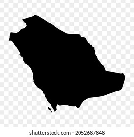  Saudi-Arabien, einzelne Vektorgrafik-Silhouette
