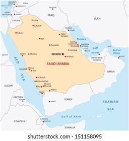 Saudi Arabia Map