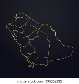 Saudi Arabia map