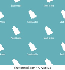 Saudi Arabia map in black. Simple illustration of Saudi Arabia map vector isolated on white background
