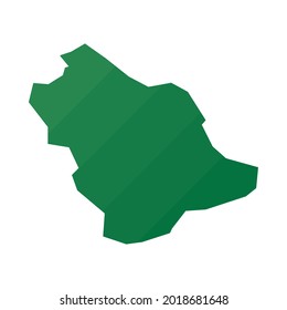 diseño de iconos de mapa de arabia saudita