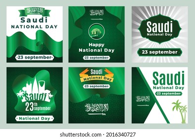 Saudi Arabia National Day In September 23 Th. Happy Independence Day. Saudi Arabia Banner Template National Day Celebrations Saudi Arabia Flag
