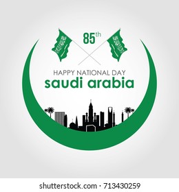 Saudi Arabia National Day. Vector Illustration