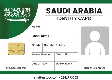 Saudi Arabia National Identity Card and Identity Card