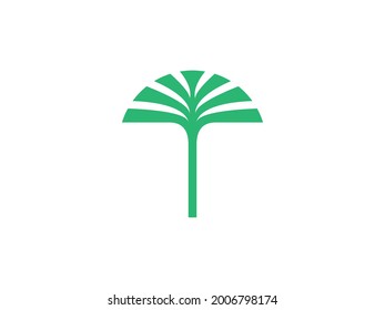 Saudi Arabia palm tree Icon template, creative logo design. for companies and brands. Vector illustration