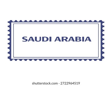 Arábia Saudita carimbo vetor ícone em um fundo branco
Carimbo de correio vetorial sobre fundo branco