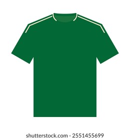 Saudi Arabien Fußballtrikot.  T-Shirt der Fußballmannschaft. 