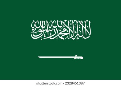 Saudi-Arabien, Vektorgrafik-Illustrator. eps