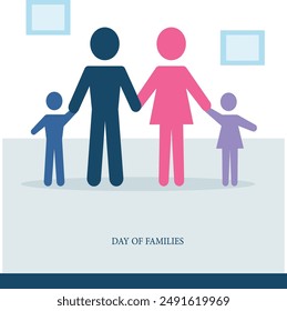 Saudi Arabic happy family parents couple kids and their son, WITH NATIONAL DRESS FLAT DESIGN VECTOR  man wearing traditional dishdash or kandura , the woman wearing the black abaya and shelya, dress
