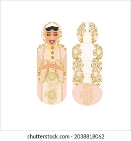 Saudi Hejazi traditional dress for woman