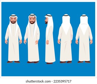 A Saudi, Kuwaiti, Emirati, and Qatari man