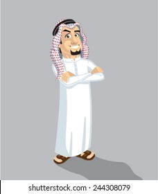 Saudi man happy