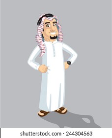 Saudi man stand