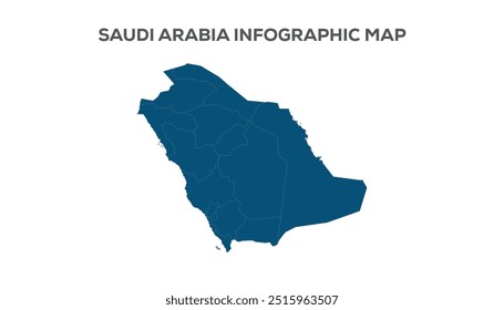 Saudia Arabia Infographic Map, Very high resolution Saudia Arabia map, isolated on white background. Infographic, Flat Earth, Globe similar worldmap icon. annual report, Travel worldwide, map silhouet