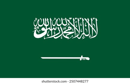 SaudiArabia flag national material design