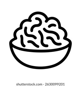 Sauerkraut icon on white background vector
Vector icon german food
