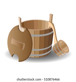 Sauna and bathhouse set