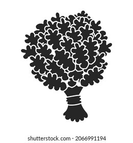 Sauna broom vector icon.Black vector icon isolated on white background sauna broom.
