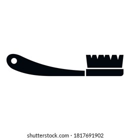 Icono de pincel de sauna. Ilustración simple del icono del vector del pincel de sauna para el diseño web aislado en fondo blanco