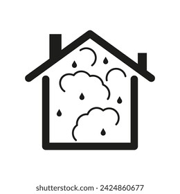 Icono de construcción de sauna. Ilustración vectorial. EPS 10.