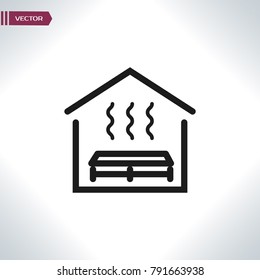 Sauna house Icon
