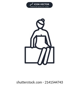 sauna icon symbol template for graphic and web design collection logo vector illustration