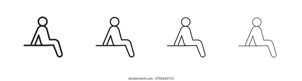Sauna icono de Ilustración vectorial. Vector editable EPS 10.