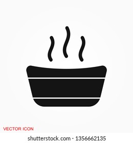 Sauna icon vector sign symbol for design
