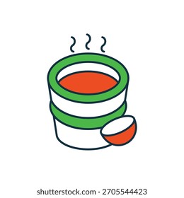 ícone de sauna com fundo branco vetor ilustração stock