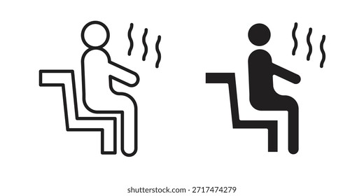 Sauna icons. Pixel perfect. Vector outline icon. Flat logo concept.