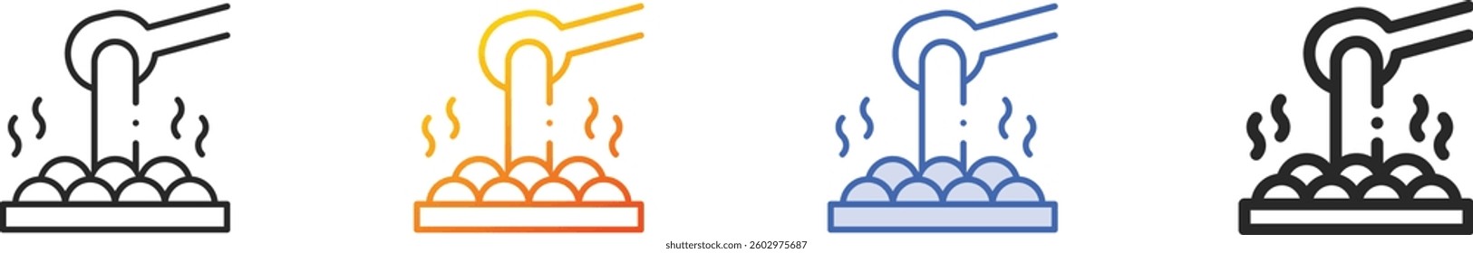 sauna icon.Thin Linear, Gradient, Blue Stroke and bold Style Design Isolated On White Background