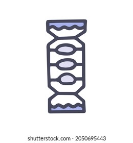 sauna roller massager color vector doodle simple icon