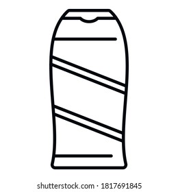 Sauna shampoo icon. Outline sauna shampoo vector icon for web design isolated on white background