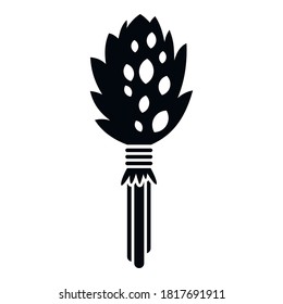Sauna whisk icon. Simple illustration of sauna whisk vector icon for web design isolated on white background