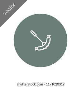 sausage barbeque icon