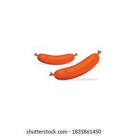 sausage bbq icon vector illustration design template