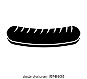 sausage bbq isolated icon vector illustration design